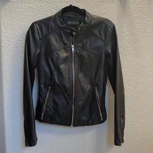 Guess Pleather Moto Jacket